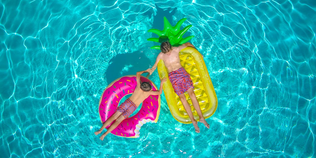 festa infantil com piscina