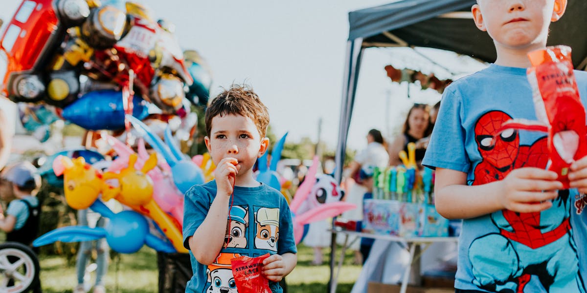 festa no parque público