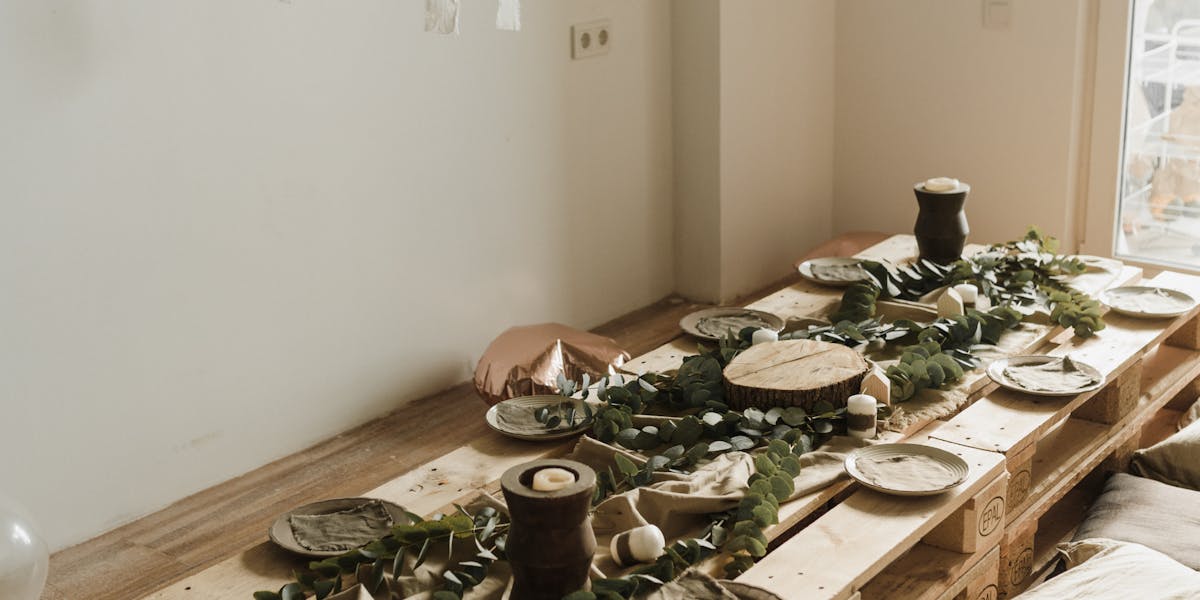 decoração sustentável festa infantil